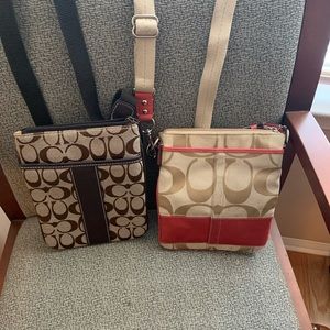Beautiful coach bags barely worn Like New